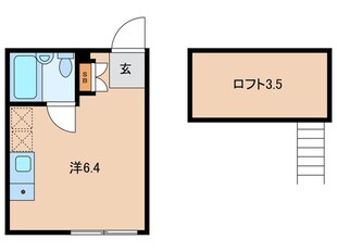 AMMS OKAMURA　B棟の物件間取画像